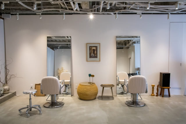 美容室A様の店内