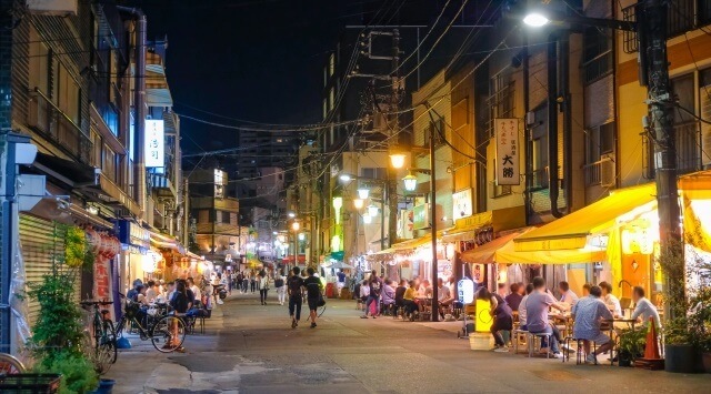関東地方の観光イメージ画像「浅草ホッピー通り」 