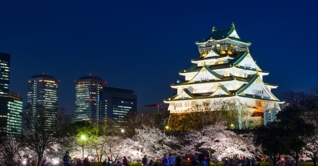 夜の大阪城イメージ画像