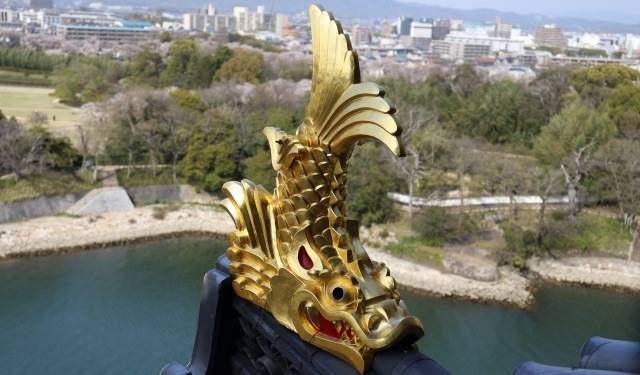 名古屋城の金のしゃちほこ イメージ画像