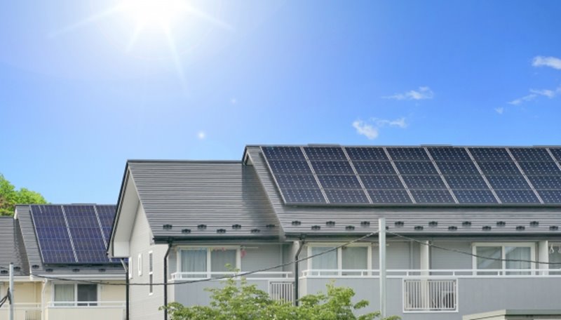 太陽光発電の家庭イメージ