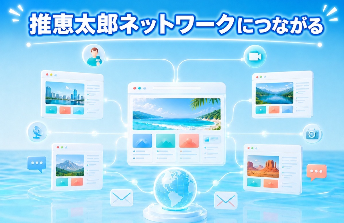 参加サイト同士がつながるイメージ