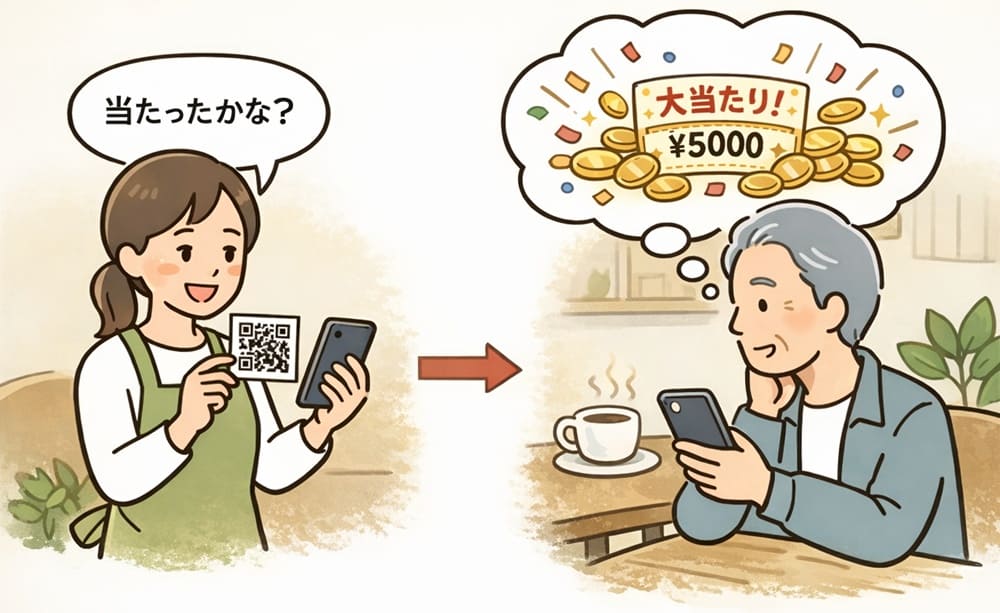 お店のことを思い出してもらえるイメージイラスト