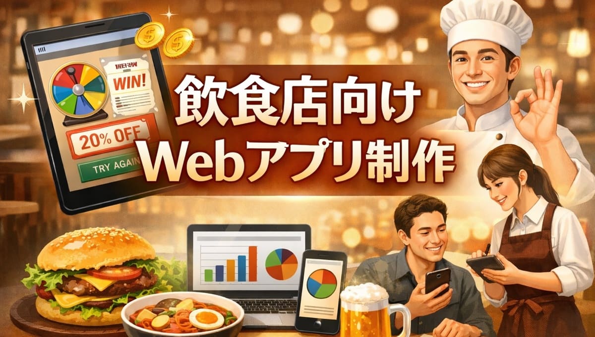 飲食店・キッチンカー向けのWebアプリ制作事例イメージ画像